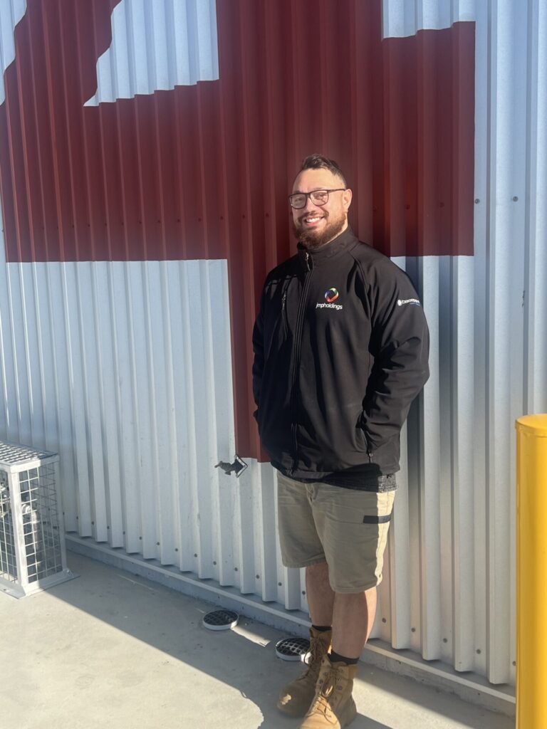 Aidan Te Hiko, General Manager of JMP Holdings. The first tenant to move into Foodeast Haumako