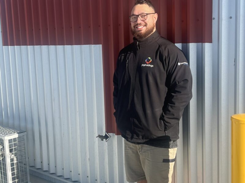 Aidan Te Hiko, General Manager of JMP Holdings. The first tenant to move into Foodeast Haumako