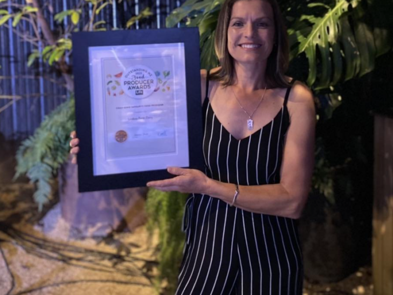 Gold: Lindsay Dairy Farm co-owner Ange Ashton says entering industry awards builds business confidence and profile